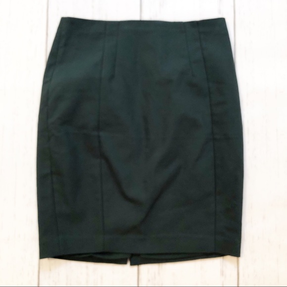 Express Dresses & Skirts - Express dark green mini pencil skirt 4